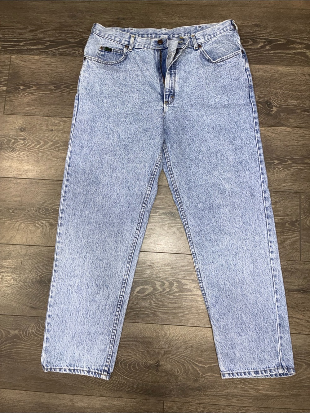 Vintage 90s Lee Acid Stone Washed Men’s Jeans 38x32 1995 Made In USA Denim Union
